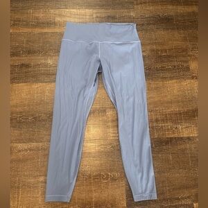 Women's Blue High-Waisted Leggings